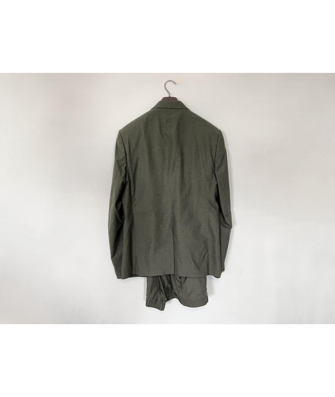 MAISON MARGIELA Зеленый классический костюм, фото 2