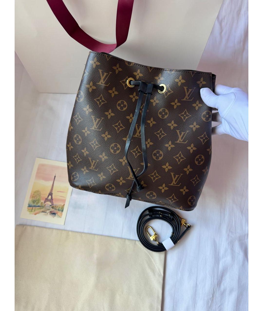 LOUIS VUITTON Коричневая сумка через плечо, фото 2