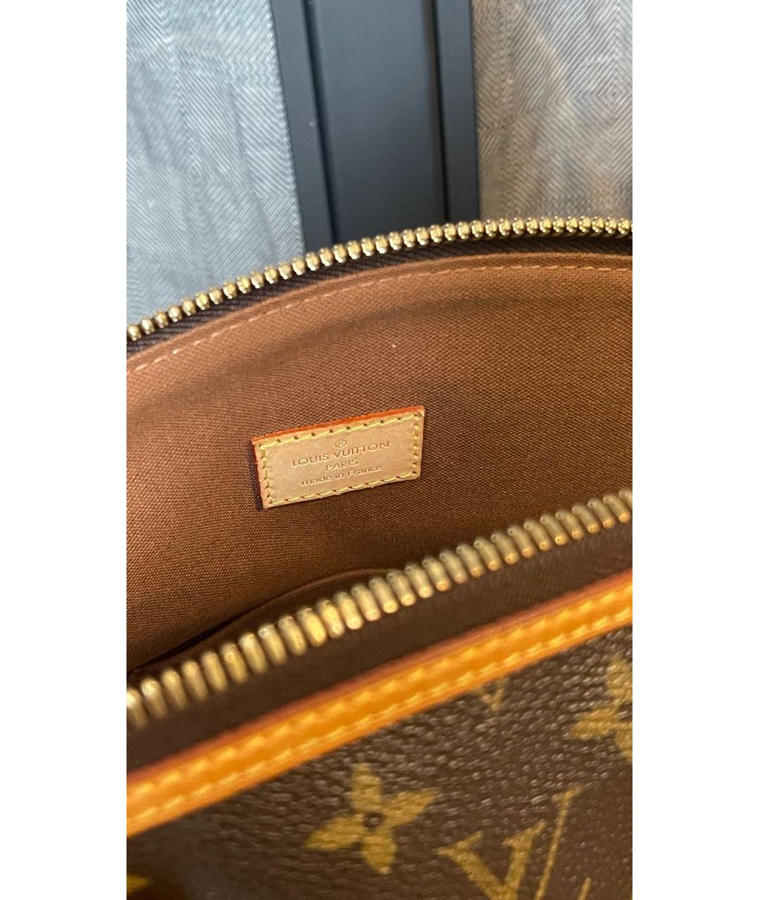 LOUIS VUITTON Коричневая сумка с короткими ручками, фото 3
