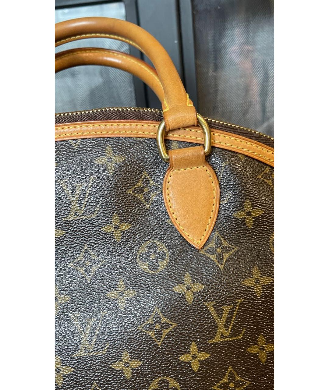 LOUIS VUITTON Коричневая сумка с короткими ручками, фото 6