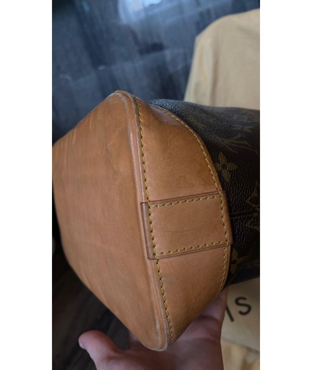 LOUIS VUITTON Коричневая сумка с короткими ручками, фото 8