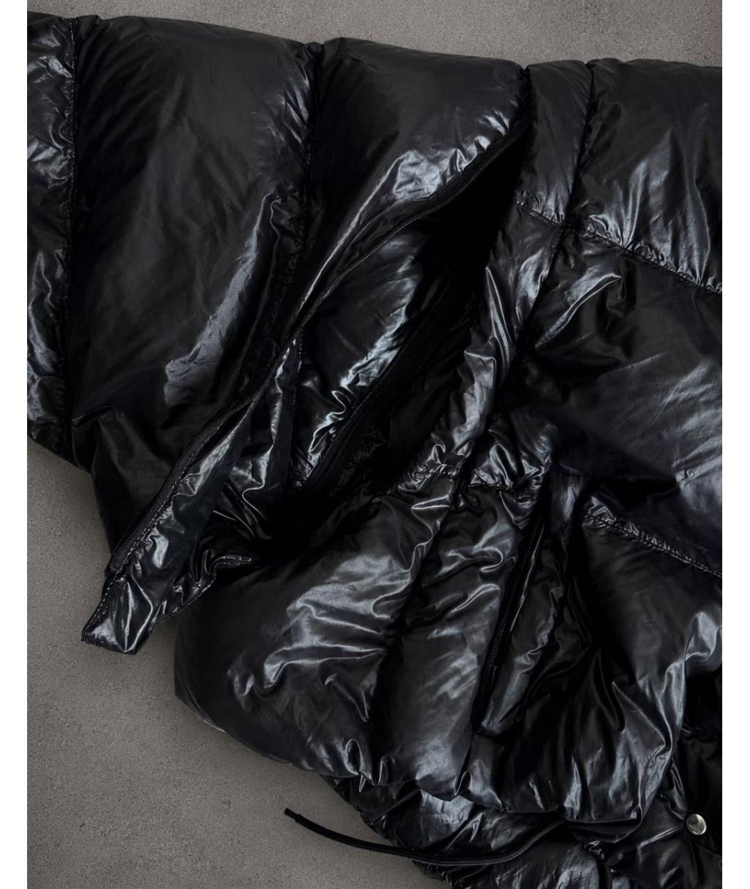 PRADA Черный полиамидовый пуховик, фото 3