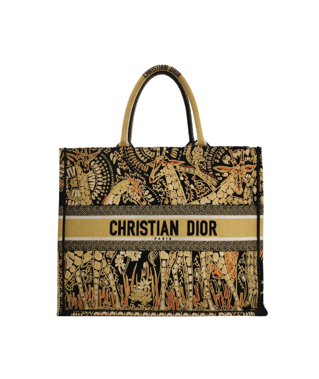 CHRISTIAN DIOR Мульти жаккардовая сумка тоут, фото 9