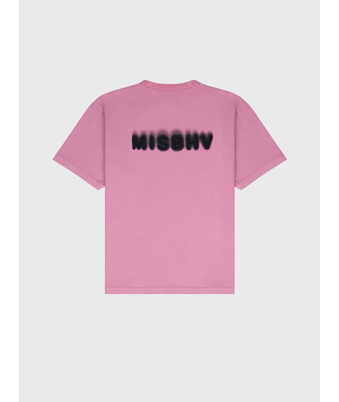 MISBHV Розовая хлопковая футболка, фото 2
