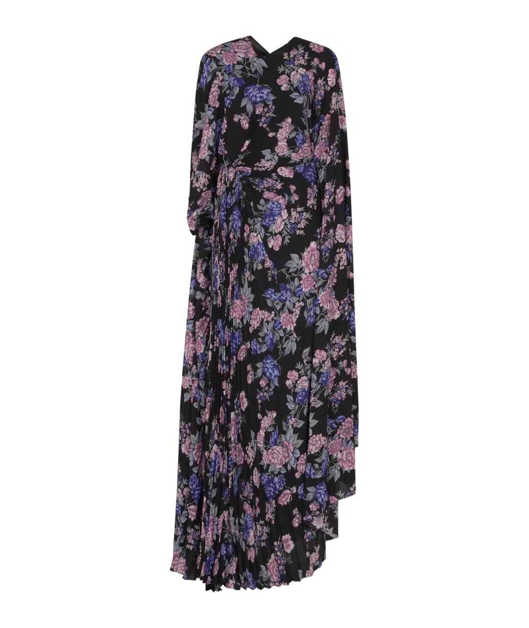 BALENCIAGA Черное полиэстеровое вечернее платье, фото 1
