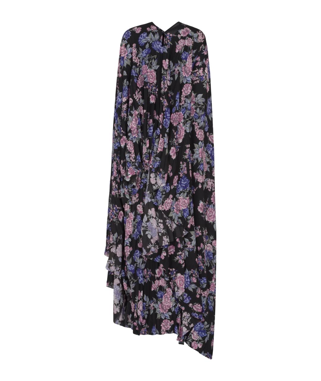 BALENCIAGA Черное полиэстеровое вечернее платье, фото 4
