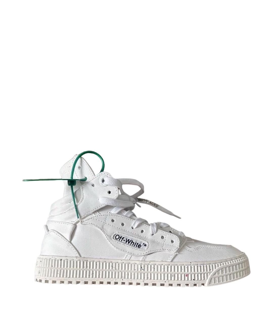 OFF-WHITE Белые высокие кроссовки / кеды, фото 1