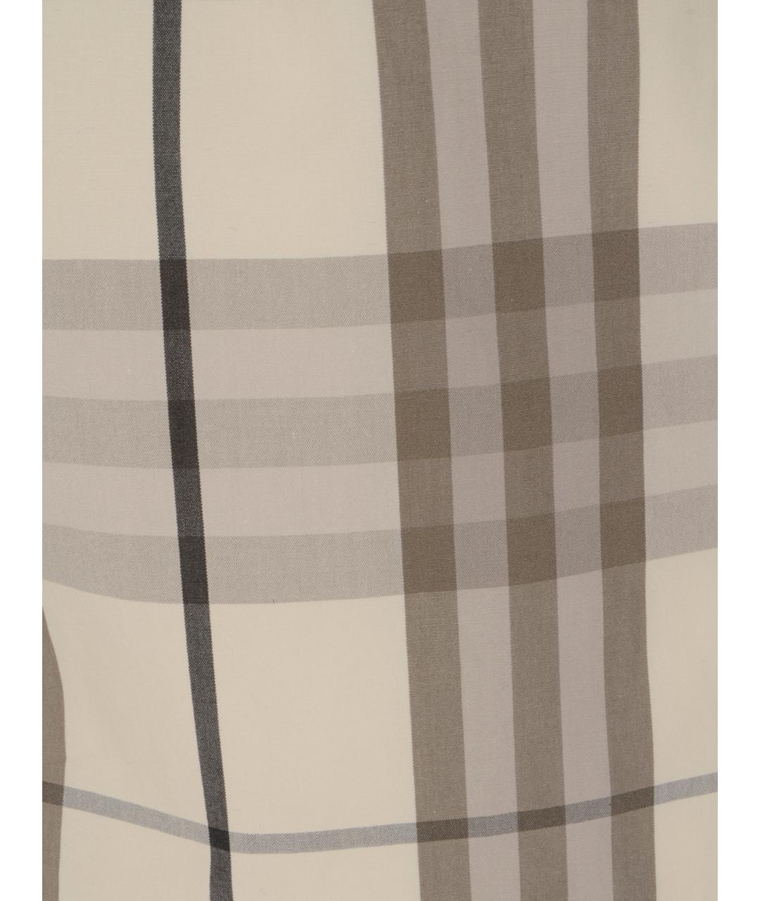 BURBERRY Бежевые хлопковые шорты, фото 3