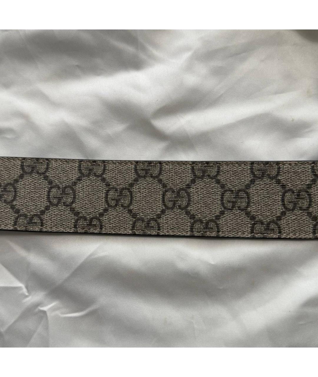 GUCCI Бежевый ремень, фото 4
