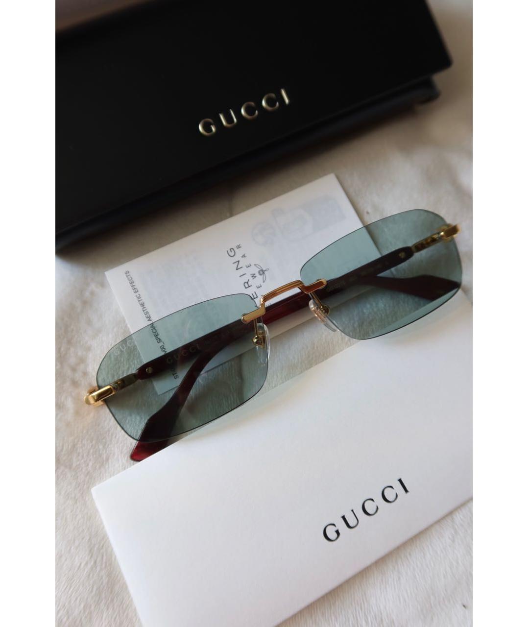 GUCCI Красные солнцезащитные очки, фото 2