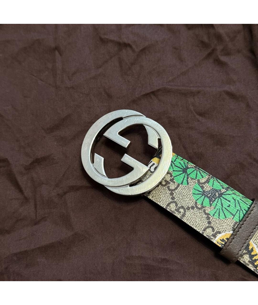 GUCCI Бежевый ремень, фото 3