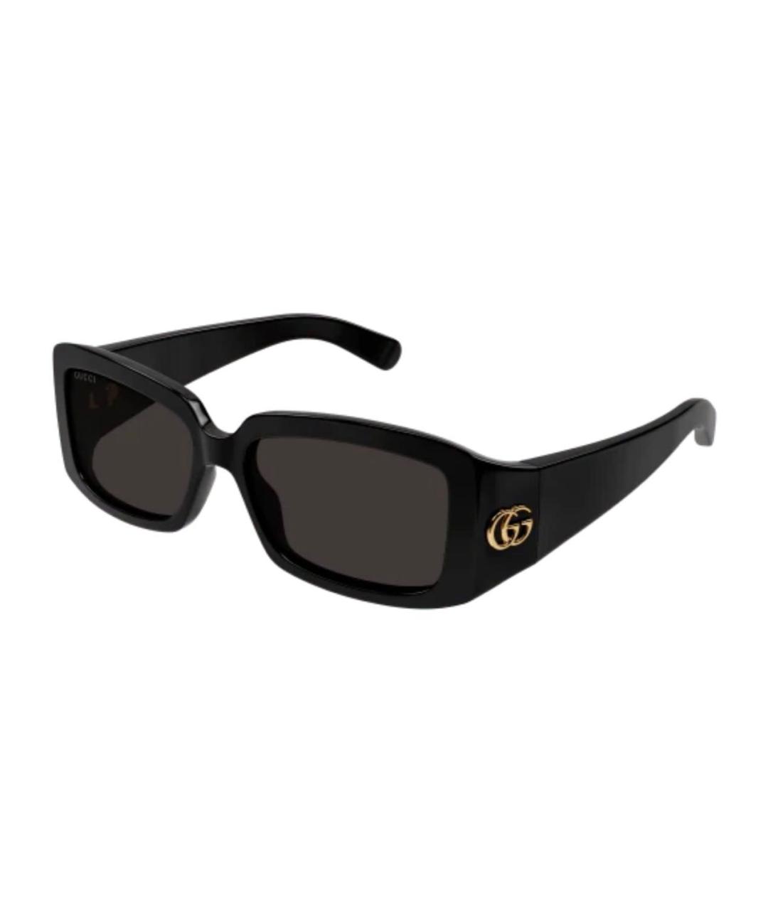 GUCCI Черные пластиковые солнцезащитные очки, фото 9