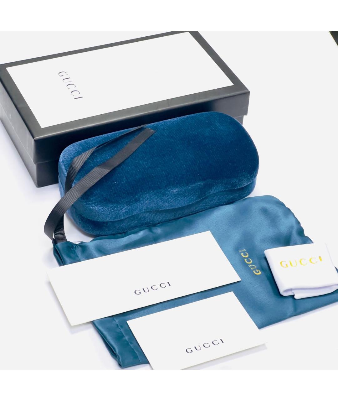 GUCCI Черные пластиковые солнцезащитные очки, фото 4