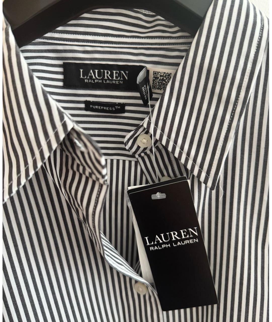 RALPH LAUREN Черная хлопковая рубашка, фото 3