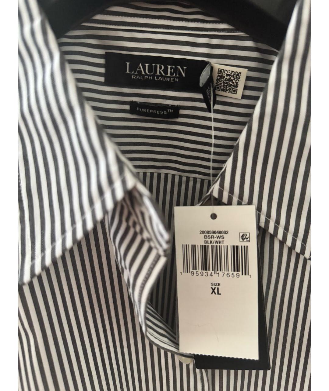 RALPH LAUREN Черная хлопковая рубашка, фото 4