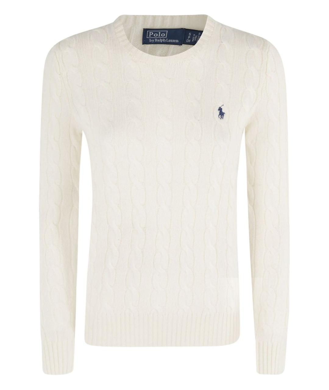 POLO RALPH LAUREN Бежевый шерстяной джемпер / свитер, фото 1