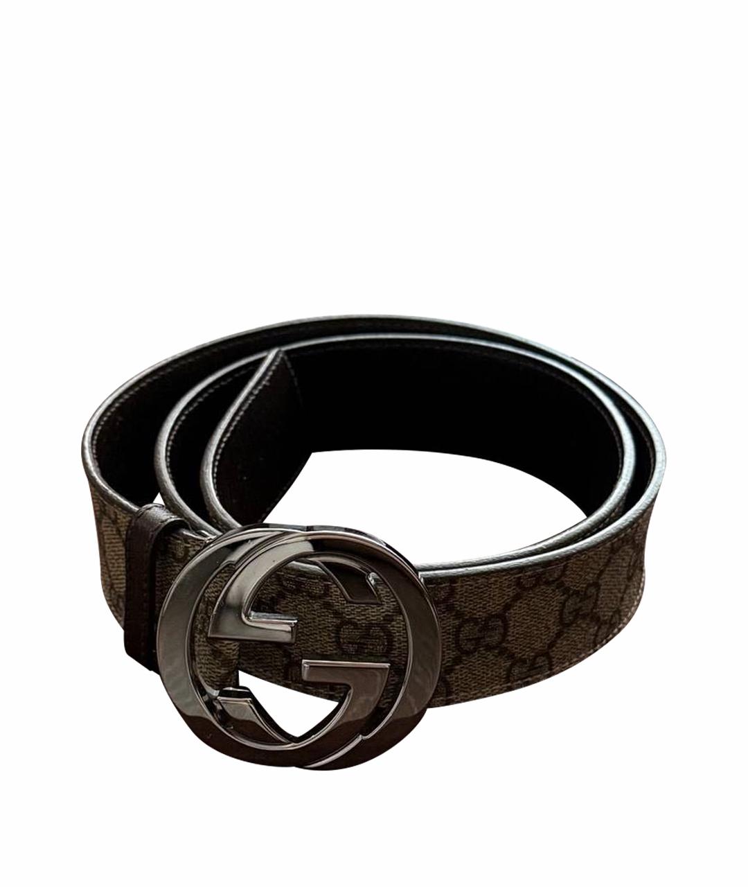 GUCCI Бежевый ремень, фото 1
