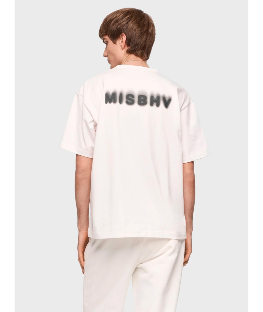 MISBHV Белая хлопковая футболка, фото 3