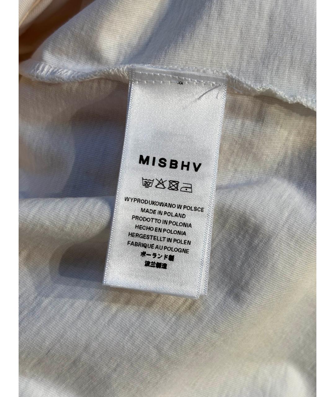 MISBHV Белая хлопковая футболка, фото 9