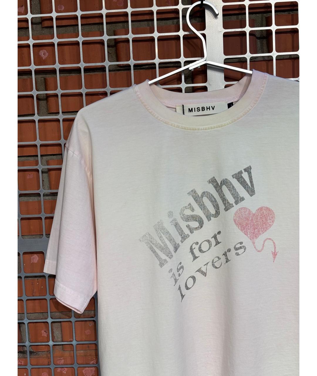 MISBHV Белая хлопковая футболка, фото 7