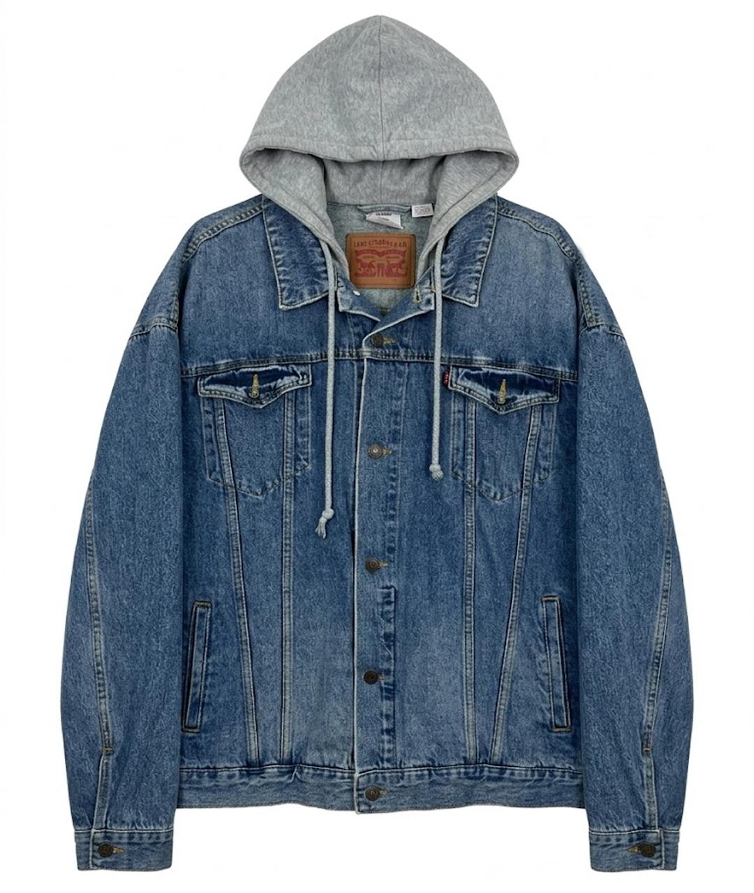 VETEMENTS Голубая деним куртка, фото 1
