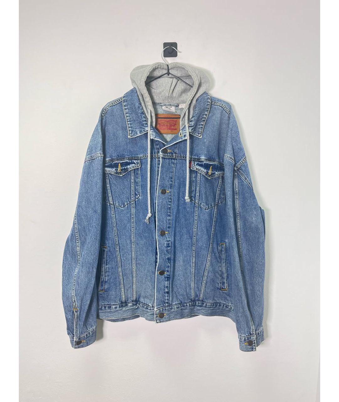 VETEMENTS Голубая деним куртка, фото 8