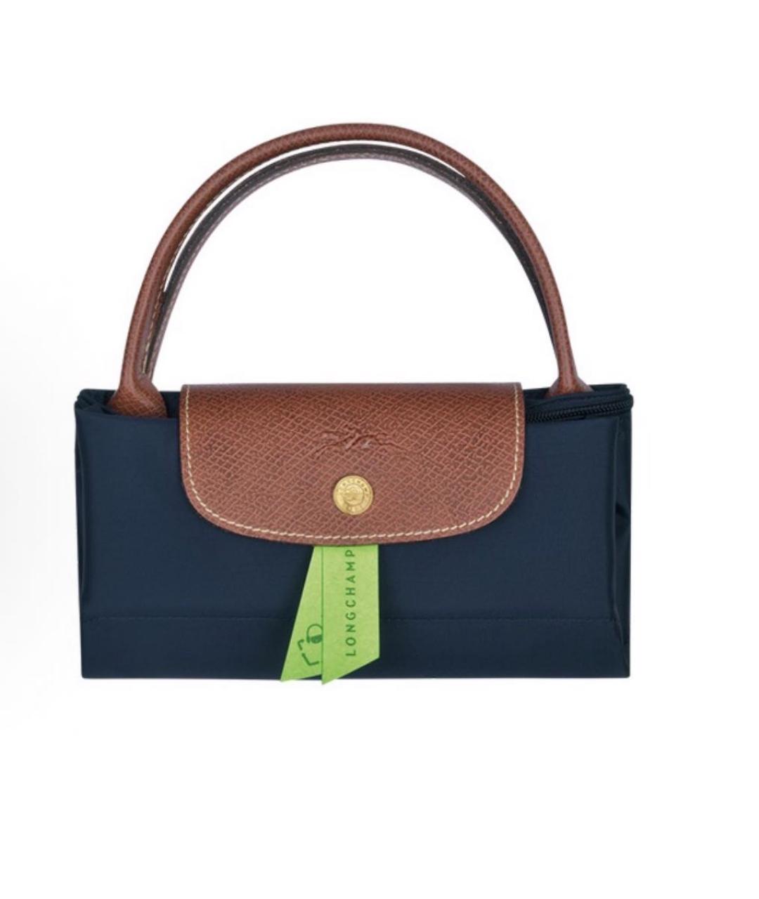 LONGCHAMP Темно-синяя сумка тоут, фото 4