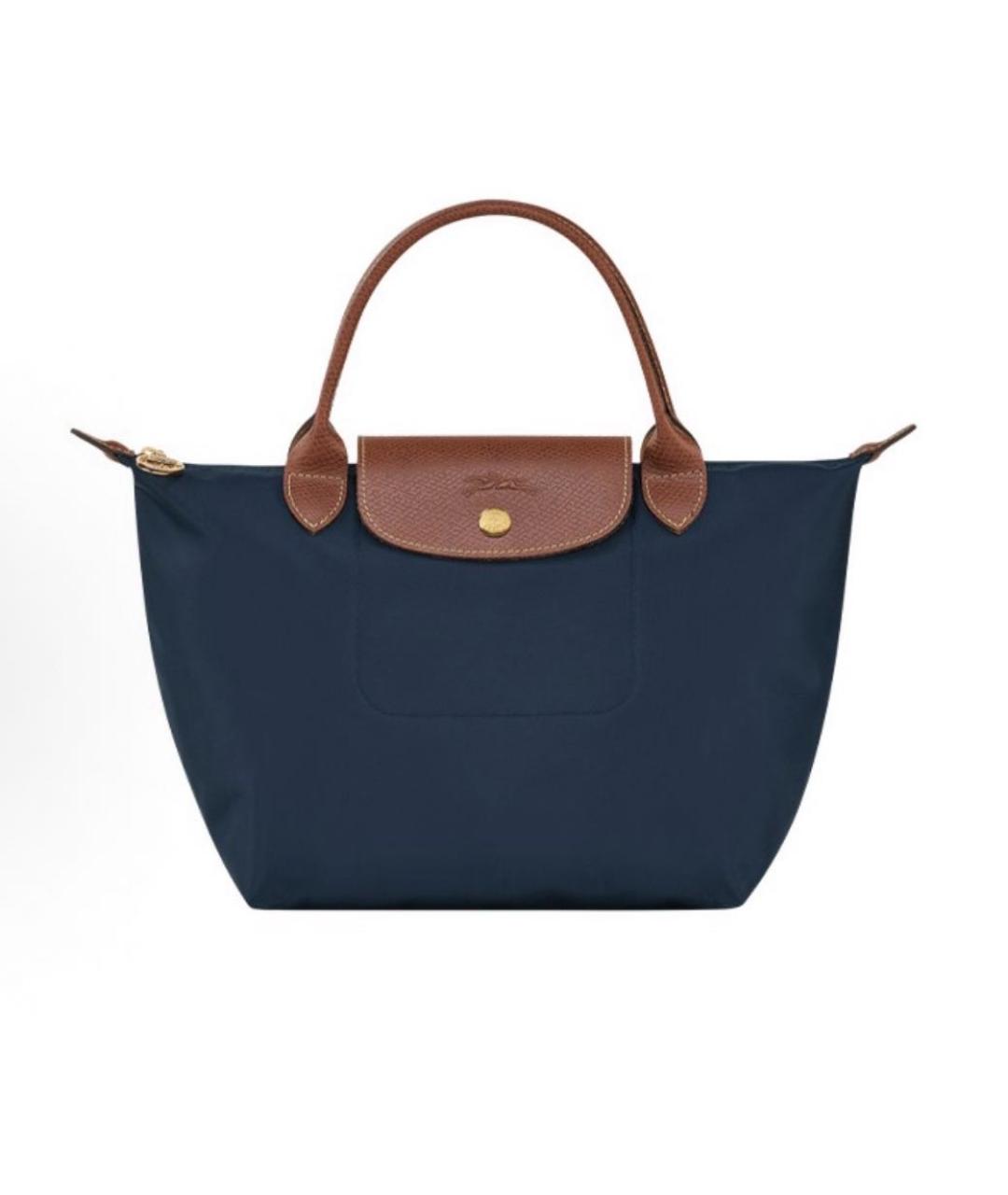 LONGCHAMP Темно-синяя сумка тоут, фото 9