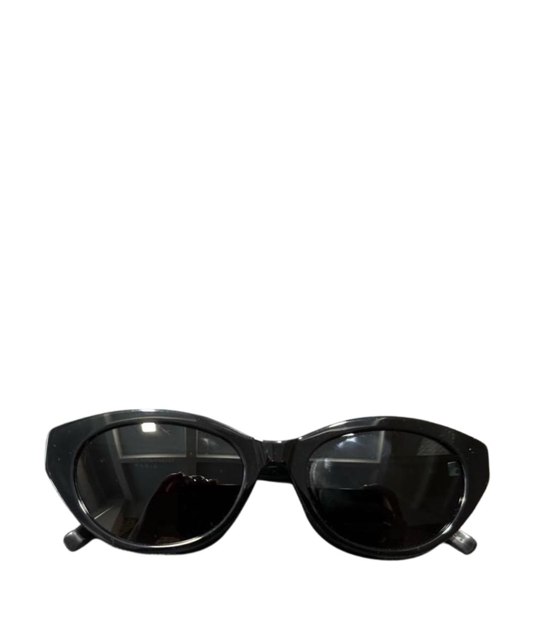 SAINT LAURENT Черные пластиковые солнцезащитные очки, фото 1