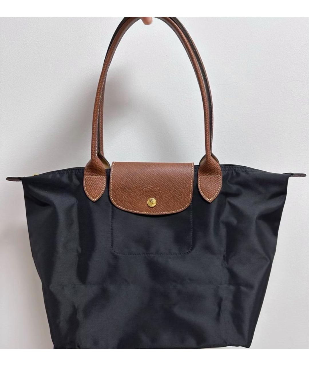 LONGCHAMP Черная сумка тоут, фото 4