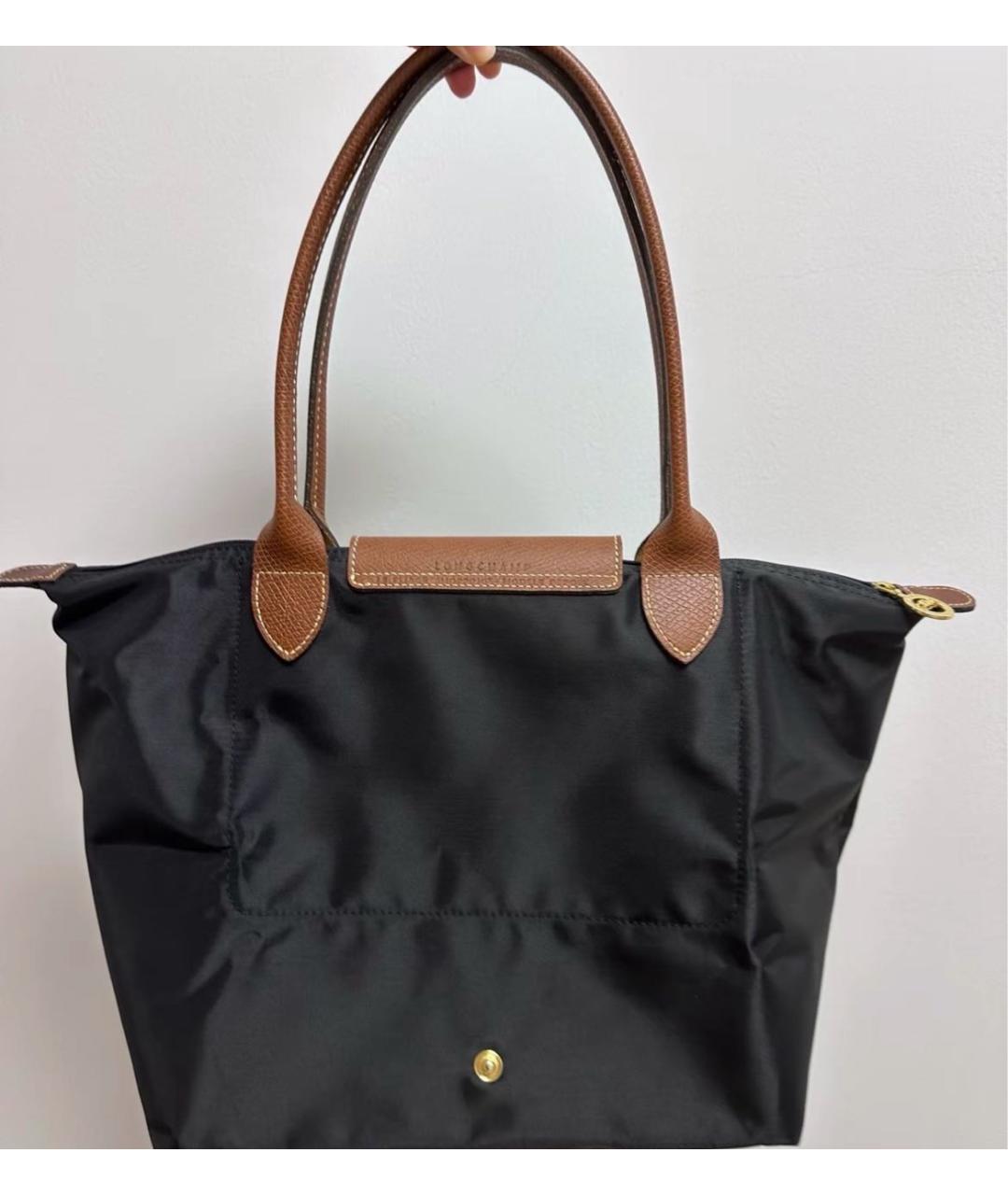 LONGCHAMP Черная сумка тоут, фото 5