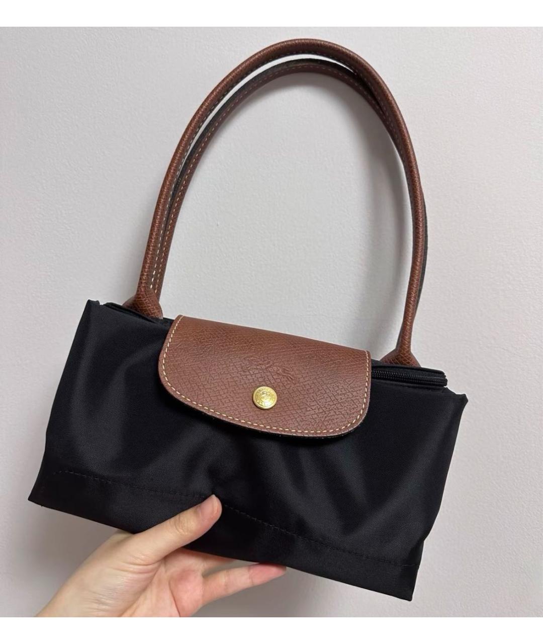 LONGCHAMP Черная сумка тоут, фото 6