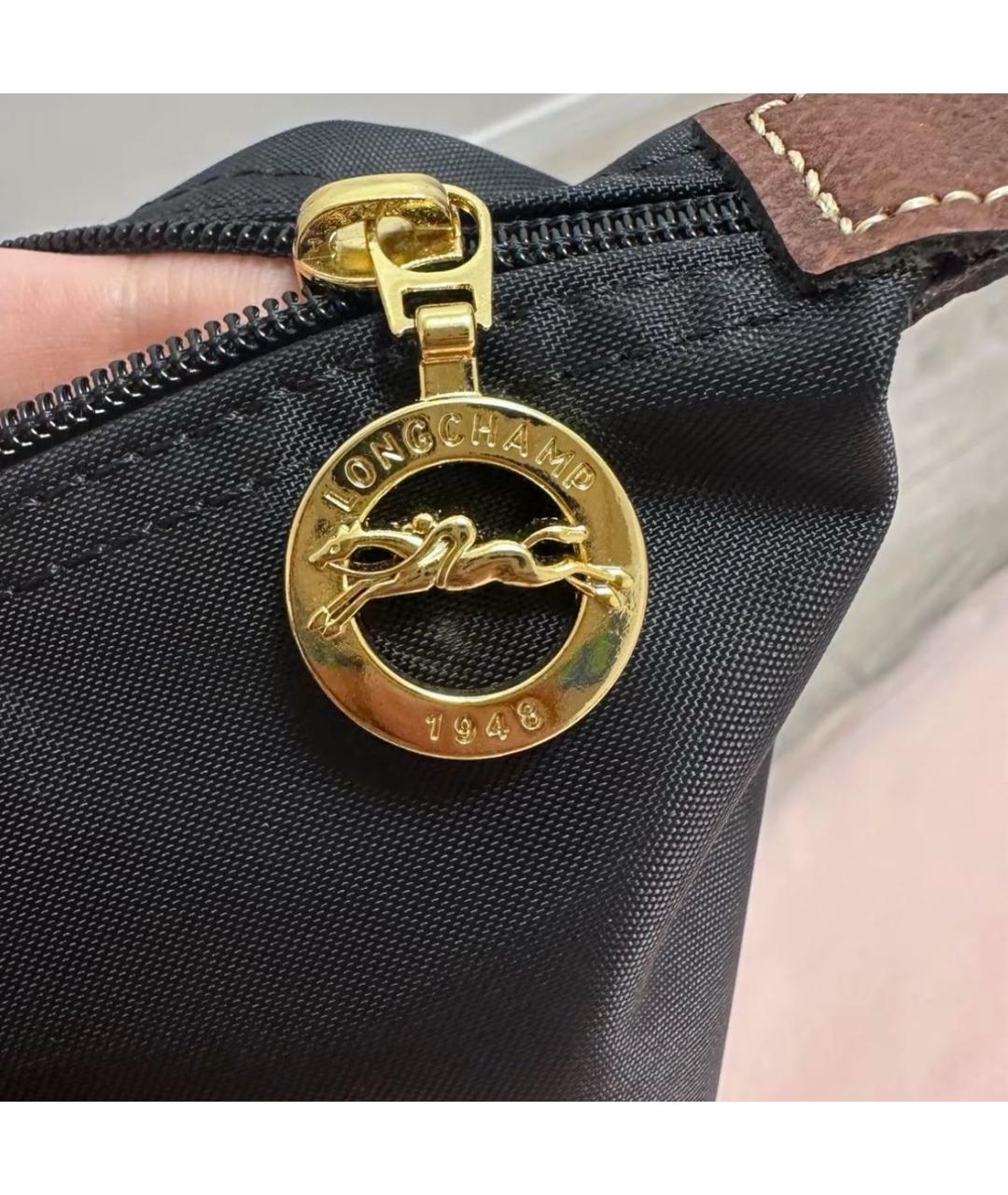 LONGCHAMP Черная сумка тоут, фото 7