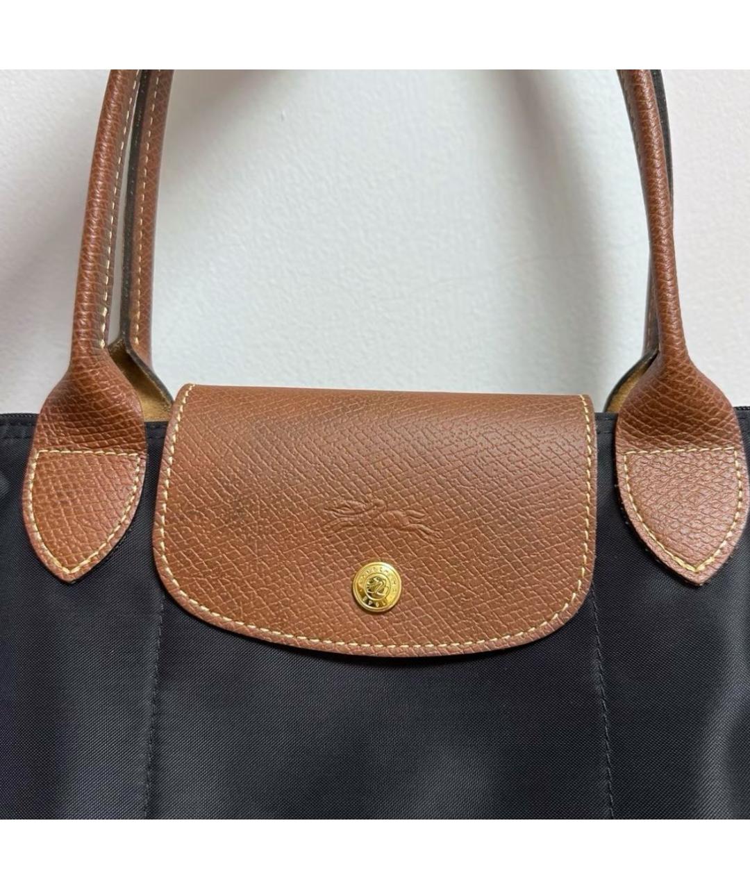 LONGCHAMP Черная сумка тоут, фото 8