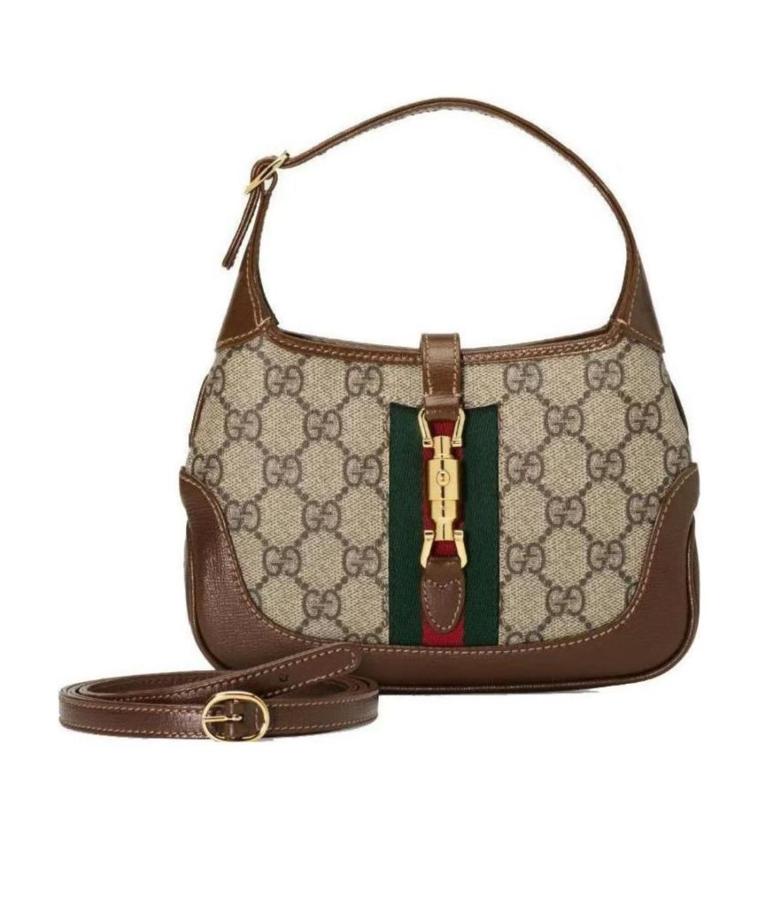 GUCCI Коричневая сумка с короткими ручками, фото 6