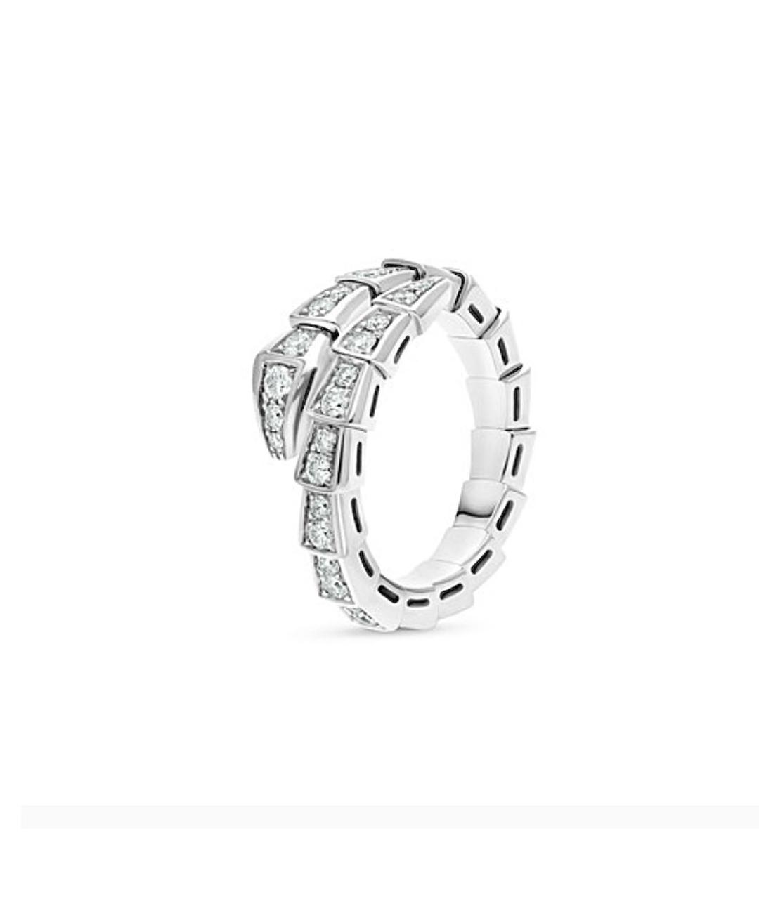 BVLGARI Белое кольцо из белого золота, фото 5