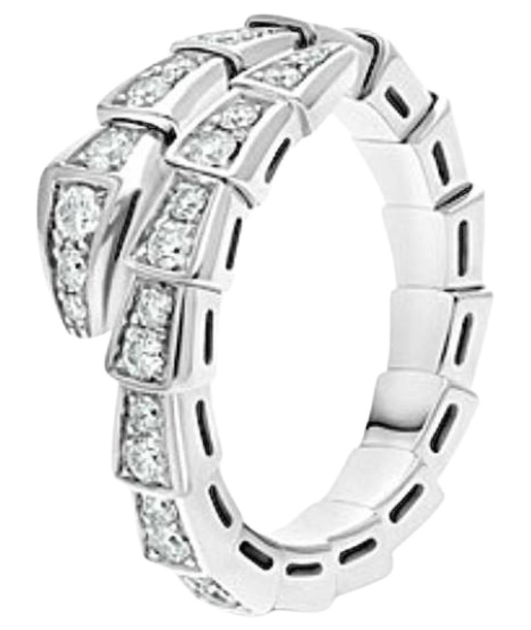BVLGARI Белое кольцо из белого золота, фото 1