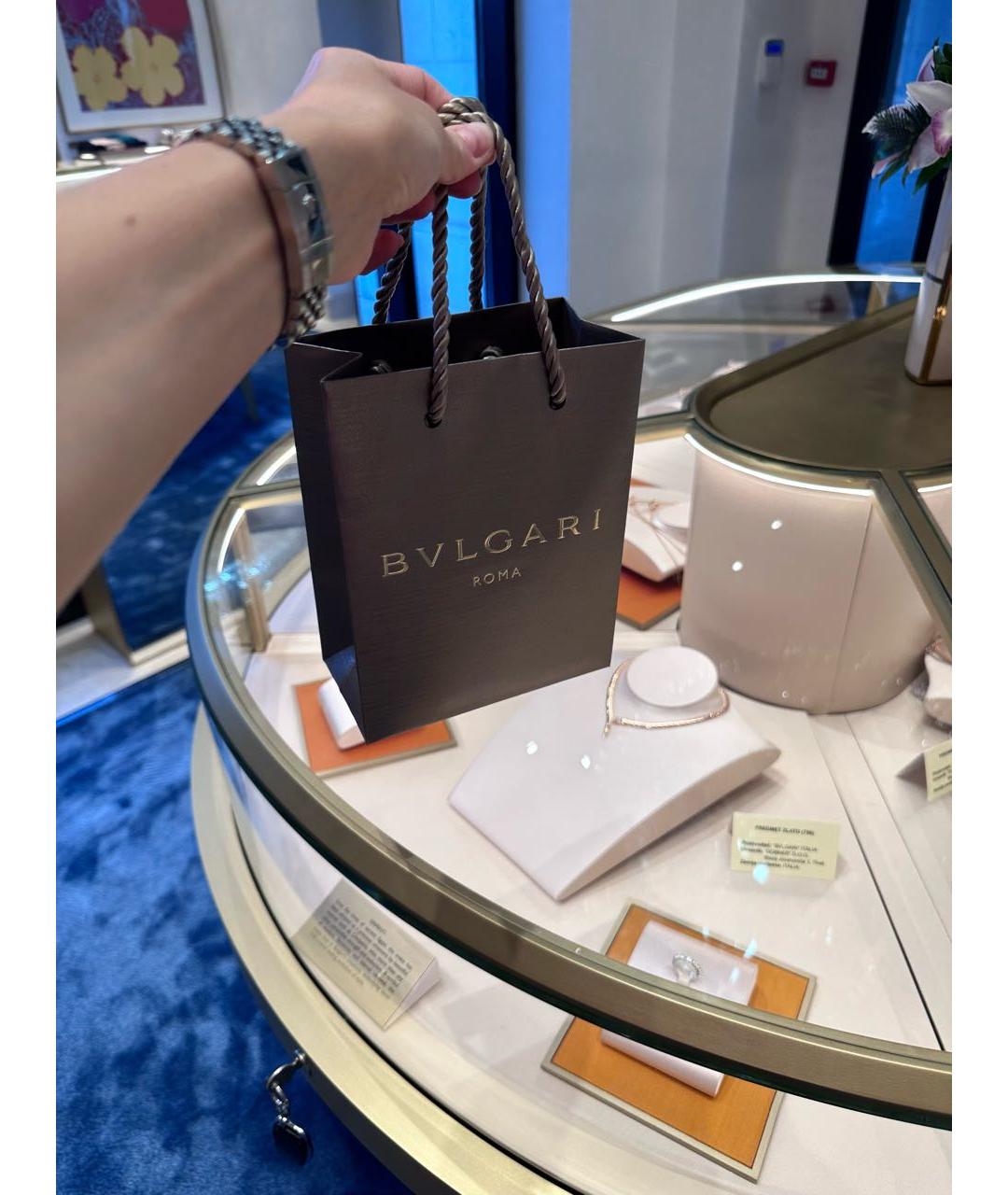 BVLGARI Белое кольцо из белого золота, фото 4