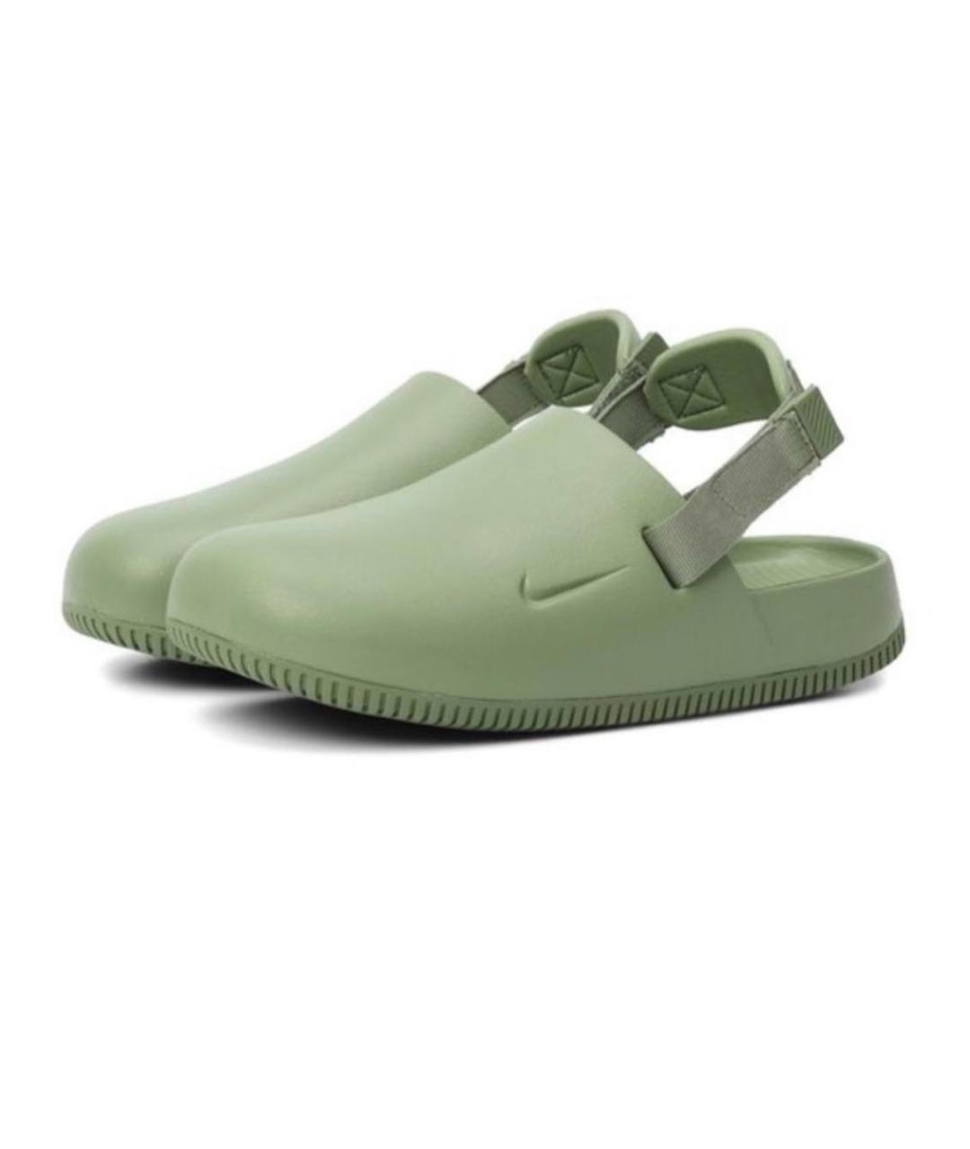 NIKE Хаки шлепанцы, фото 3