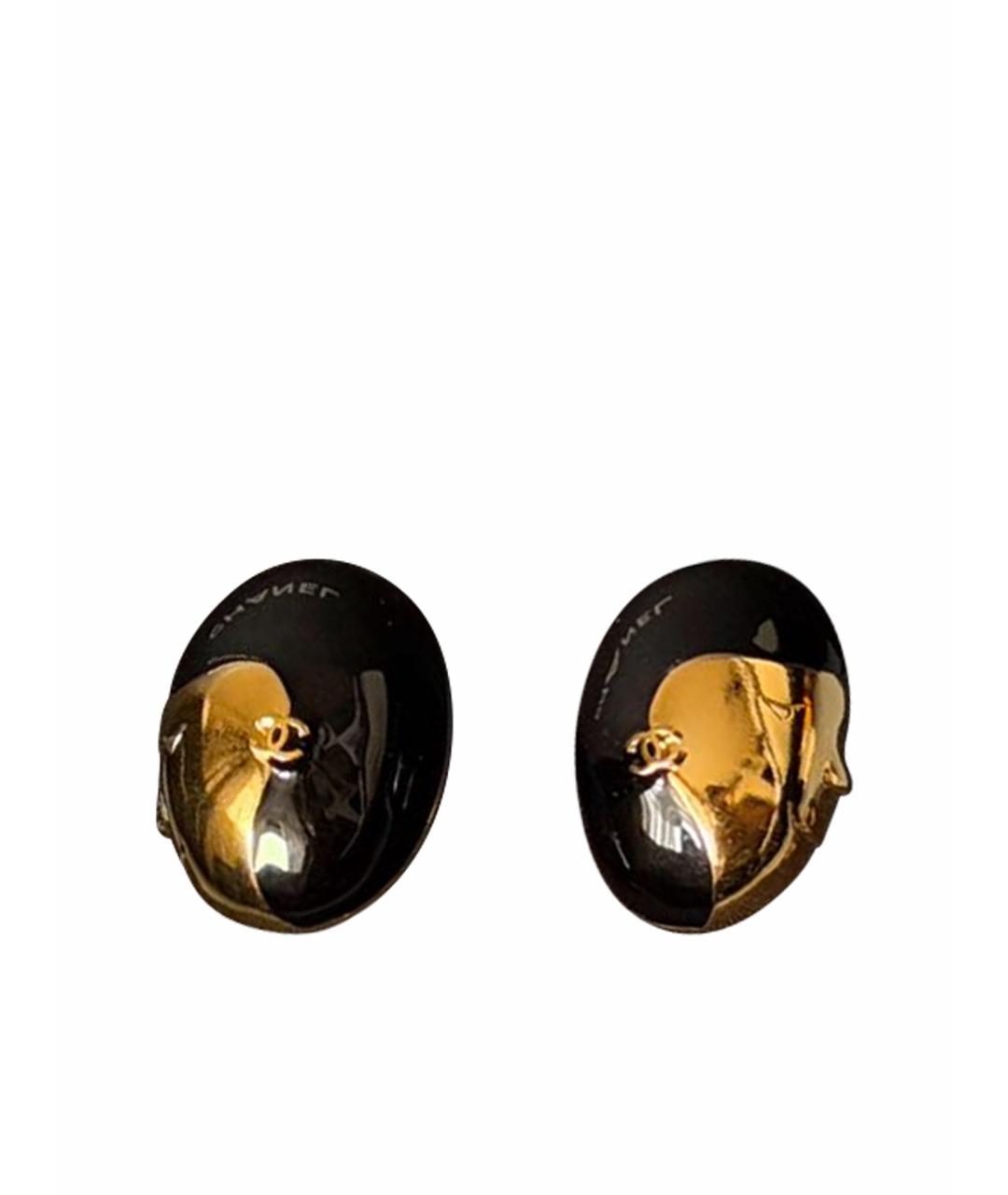 CHANEL Золотые серьги, фото 1