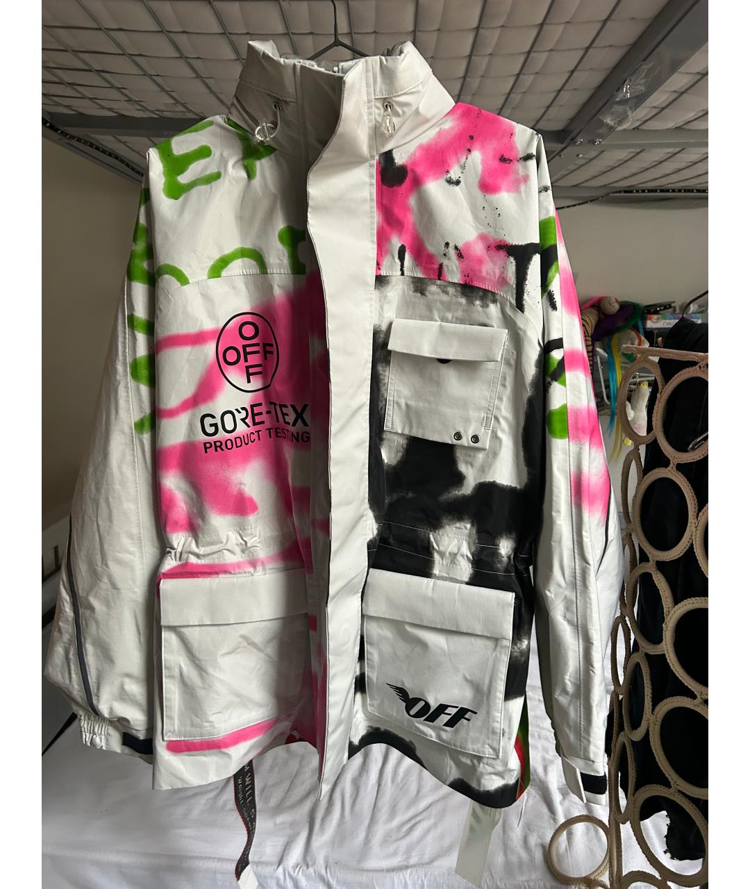 OFF-WHITE Белая куртка, фото 10