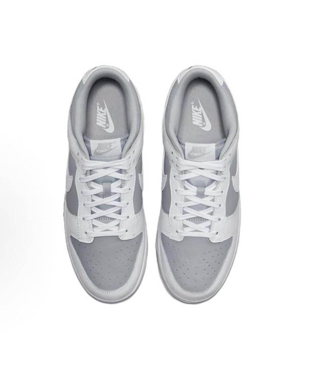 NIKE Серые кожаные кроссовки, фото 3
