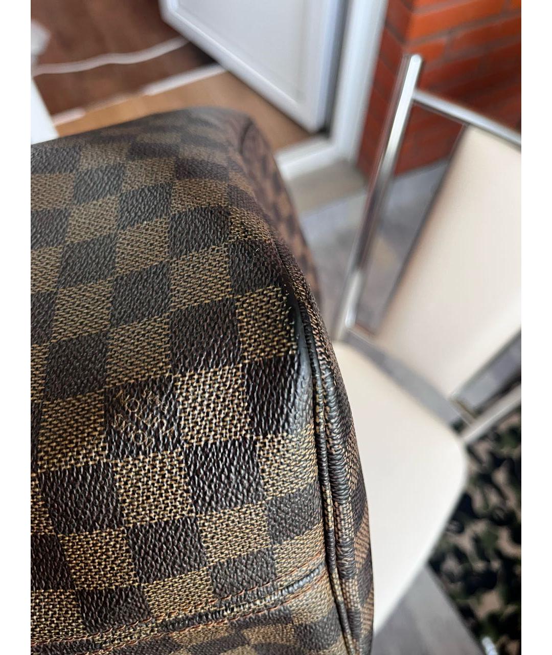 LOUIS VUITTON Коричневая сумка тоут, фото 6