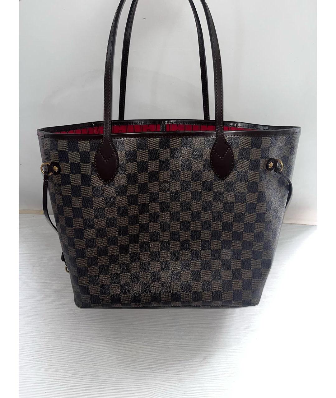 LOUIS VUITTON Коричневая сумка тоут, фото 9