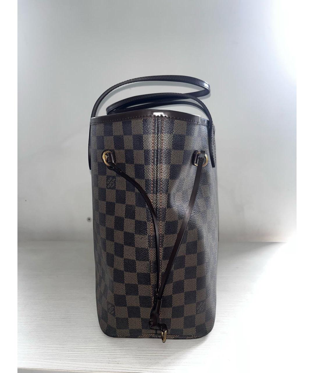 LOUIS VUITTON Коричневая сумка тоут, фото 3