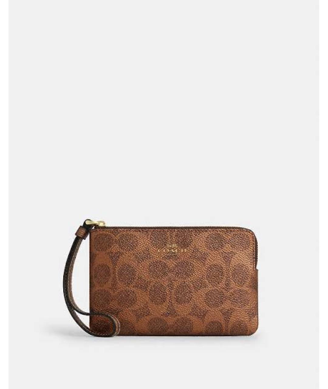 COACH Коричневый кошелек, фото 9
