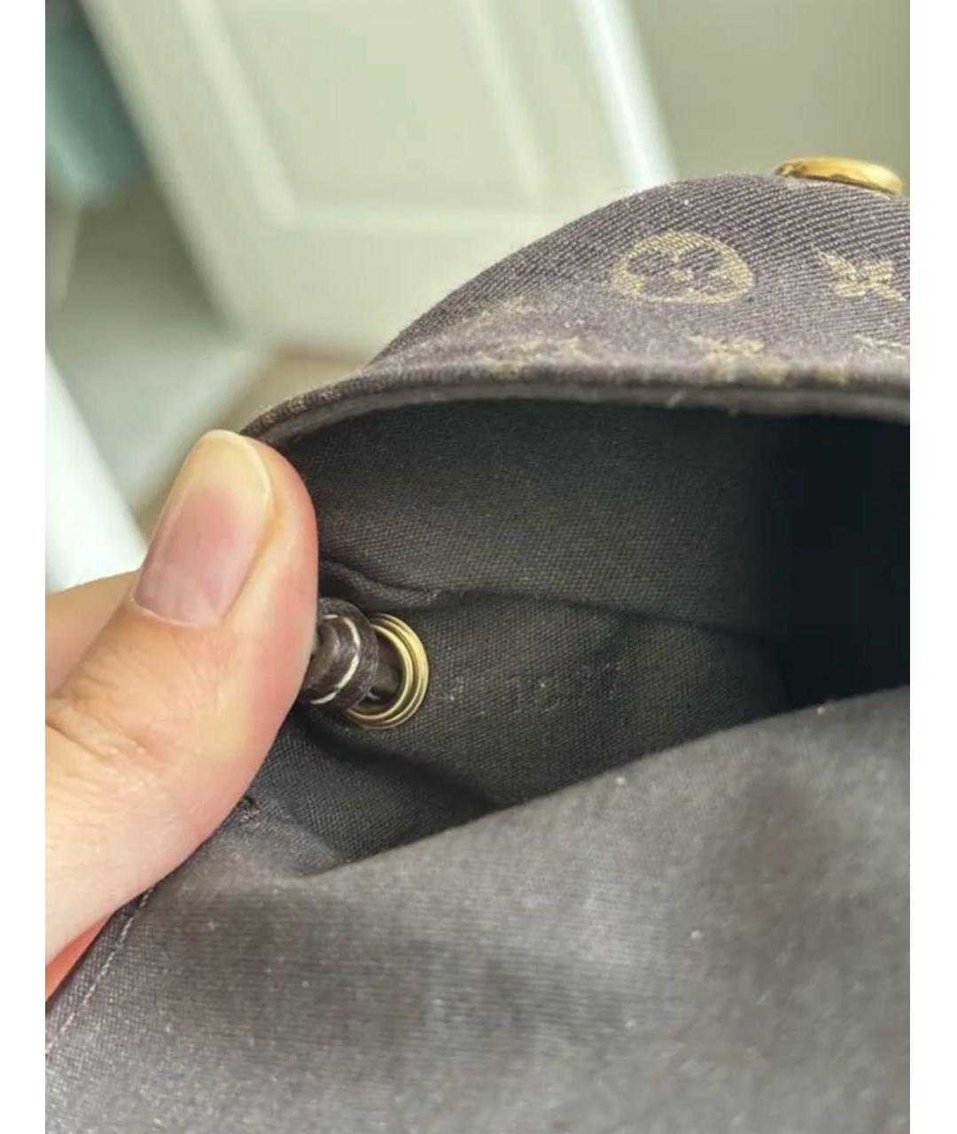 LOUIS VUITTON Коричневая сумка через плечо, фото 4