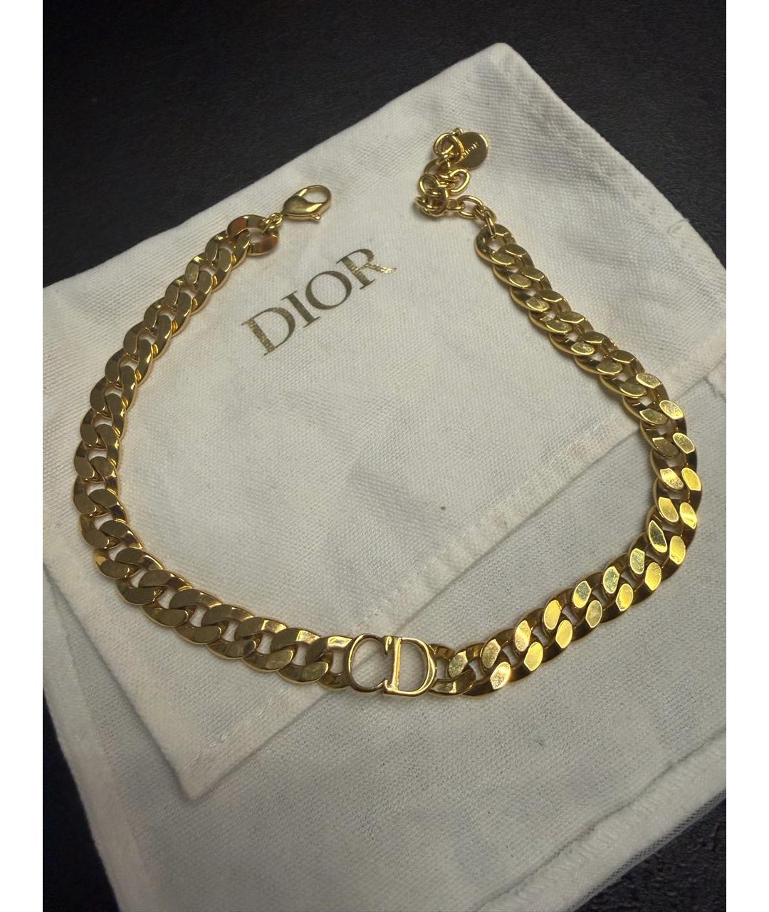 CHRISTIAN DIOR Желтый чокер, фото 5