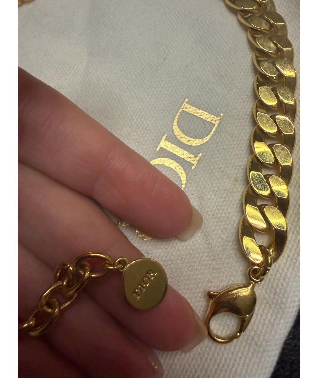 CHRISTIAN DIOR Желтый чокер, фото 4