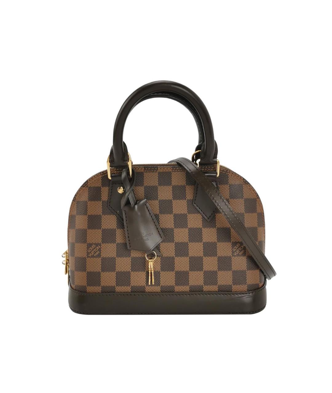 LOUIS VUITTON Коричневая сумка с короткими ручками, фото 9